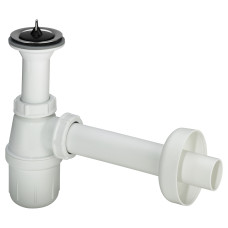 Сифон для умывальника с выпуском, 1 1/4, пластик