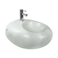 PURE STONE биде подвесное на 1 отв без перелива, 525*590мм, цвет grey stone C+