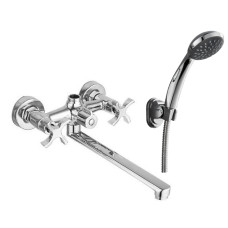 BREEZE смеситель для ванны, излив 250 мм (прямой), двухвентильный 1/2 