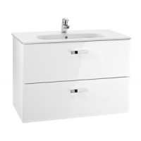 VICTORIA BASIC MODULAR шкафчик с двумя  ящиками 79см, цвет белый