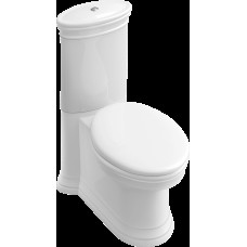 AMADEA унитаз напольный, горизонт выпуск, 36,5*70cм, белый альпин CeramicPlus