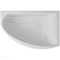 MIRRA ванна 170*110см асимметричная правая, с ножками SN8 и элементами крепления