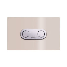 CAMELEON спускная кнопка со спускным устройством, бежевое стекло