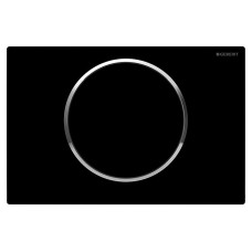 SIGMA10 смывная клавиша, пластик черный/хром глянц./черный