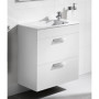 DEBBA шкафчик 60см, с 2мя ящиками, с умывальником, с сифоном, белый глянец