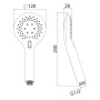 Душ ручной 120 мм, 3 режима, блистер