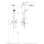 Raindance 240 EcoSmart Showerpipe Душевая система