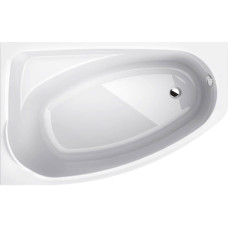 MYSTERY ванна 140*90см асимметричная левая в комплекте с ножками SN7 и элементами крепления