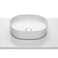 INSPIRA ROUND умывальник 50*37*14cм, накладной, без отв. под смеситель, без перелива