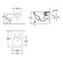 VENTICELLO унитаз 37,5*56см подвесной DirectFlush, с сидением Slimseat с функцией QuickRelease и SoftClosing
