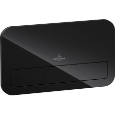 VICONNECT кнопка смыва 269*161*13мм, стекло, черный глянец