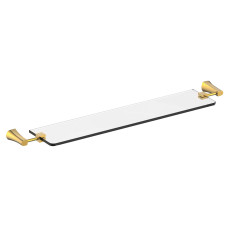 CUTHNA zlato полочка стеклянная