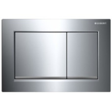 SIGMA30 cмывная клавиша, двойной смыв, хром глянцевый/хром матовый/хром глянцевый