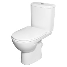 FREJA Premium унитаз, косой выпуск, сливной бачок 3/6 л, нижний подвод, сиденье с крышкой Duroplast Soft-close (укр.)