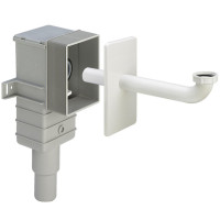 Сифон для консольного умывальника, пластик