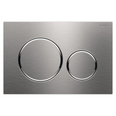 SIGMA20 cмывная клавиша, двойной смыв, нержавеющая сталь матовая/полированная/матовая