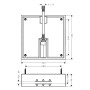HANSGROHE скрытая часть для монтажа верхнего душа Raindance E 400 x 400 мм Air 1jet
