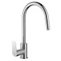 RAINBOW смеситель для кухни, выдвижная лейка 1,5 м, хром, 35 мм