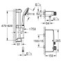 Grohtherm SmartControl термостат с душевым набором