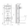 IMPRESE i5220, инсталляция для унитаза, система OLIpure (инсталляция, крепления)
