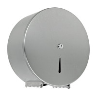 Диспенсер для бумаги круглый d27,5, тяговый, стальной, хром