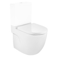 MERIDIAN Rimless чаша пристенного комбин. унитаза, выпуск универсальный, монтируется на полу, с комплектом креплений