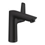 TALIS E смеситель для раковины 150, однорычажный, со сливным гарнитуром, черный матовый