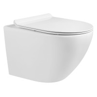 AMADEUS M унитаз 48*37*37см подвесной Rimless, сиденье твердое Slim slow-closing