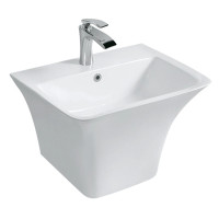 LEON умывальник 53*44*36 см моноблок подвесной