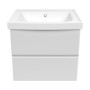 OLIVA комплект мебели 65см белый: тумба подвесная, 2 ящика + умывальник накладной арт 13-01-065А