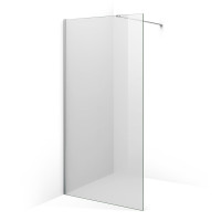 WALK IN комплект: стенка 100*190см + профиль пристенный, хром + держатель регулируемый 75-120см, хром