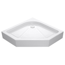 IRIS поддон 100*100*16см пятиугольный, с сифоном