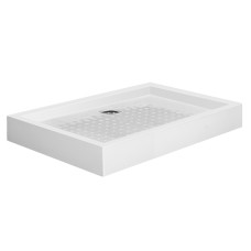 IMPRESE поддон 120*80*15см прямоугольный акриловый с формованной панелью, в комплекте с сифоном антизапах