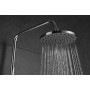 LUX система душевая c термостатом (верхний душ 200мм, ручной душ 3 режима)