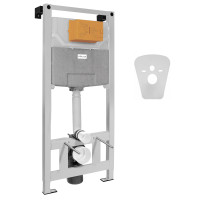 VOLLE MASTER NEO инсталляция для унитаза пневматическая 3в1 (инсталляция, крепления, прокладка)