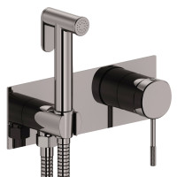 BRENTA набор: смеситель скрытого монтажа с гигиеническим душем, граф. хром