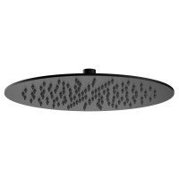 Душ верхний 300х4 мм, черный мат