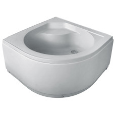 Поддон 90*90*45 см полукруглый, акрил, сифон в комплекте