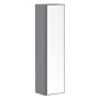 Пенал 150*40*35см, подвесной, с зеркалом, серый (мебель под умывальник VERITY LINE)