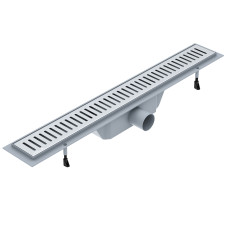 Линейный трап 700мм, система сухой затвор, с решеткой 