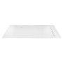 Поддон каменный 120*80*3 см, структура Ardesia, white