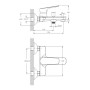 KIT 30094 набор смесителей (4 в 1), смеситель для умывальника, смеситель для ванны, душевой гарнитур, смеситель для кухни