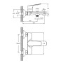KIT 300901 набор смесителей (3 в 1), смеситель для умывальника, смеситель для ванны, душевой гарнитур