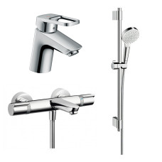 LOGIS LOOP душевой набор с термостатом (71153000+15348000+ 27353400)