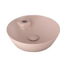 DAMA di VENEZIA умывальник Ø 45см, с отверстием под смеситель, matt salmon