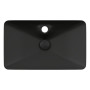 MORETTA умывальник 64,4*39,5см, с отверстием под смеситель, matt  black