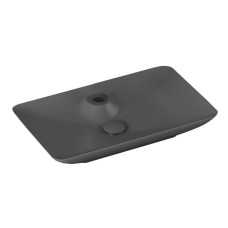 MORETTA умывальник 64,4*39,5см, с отверстием под смеситель, matt antracite