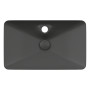 MORETTA умывальник 64,4*39,5см, с отверстием под смеситель, matt antracite