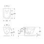 VYSKOV New Rimless унитаз подвесной 52,5*36*35,5см, сиденье Slim slow-closing