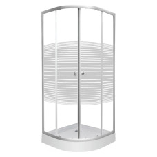 TULIP Душ кабина 90*90*194 см, с мелким поддоном, стекло 4мм 